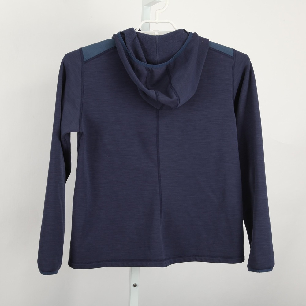 Fjallraven Jacket Womens Medium Blue Keb Fleece Hoodie Full Zip Outdoor 89482 - Picture 5 of 14